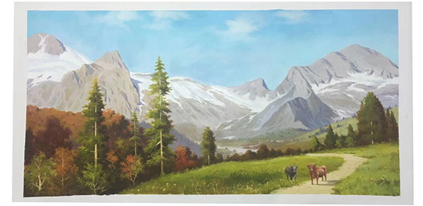 Paysage for JAHRRIESNGE mountain lpg2483 Compatible Paysage JAHRRIESNGE for mountain lpg2483