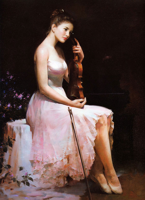 Portrait for Jahrriesnge play the violin lpg2580 Compatible Portrait Jahrriesnge for play the violin lpg2580