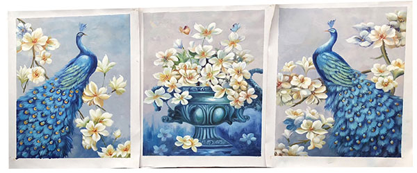 Animaux for Jahrriesnge mixed peacocks and flowers lpg2680 Compatible Animaux Jahrriesnge for mixed peacocks and flowers lpg2680