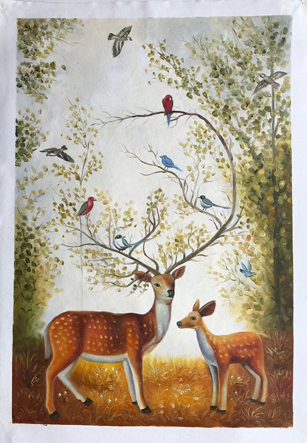 Animaux for Jahrriesnge deers and birds lpg2685 Compatible Animaux Jahrriesnge for deers and birds lpg2685