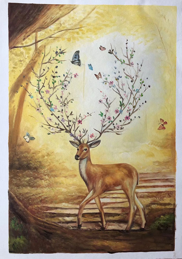 Animaux for Jahrriesnge deer and butterfly lpg2686 Compatible Animaux Jahrriesnge for deer and butterfly lpg2686