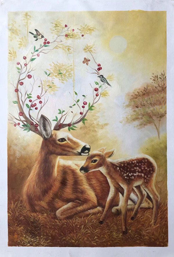 Animaux for Jahrriesnge deers and birds lpg2688 Compatible Animaux Jahrriesnge for deers and birds lpg2688