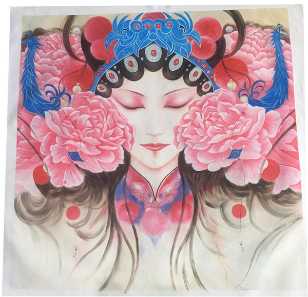 Portrait for Jahrriesnge Peking Opera lpg2708 Compatible Portrait Jahrriesnge for Peking Opera lpg2708